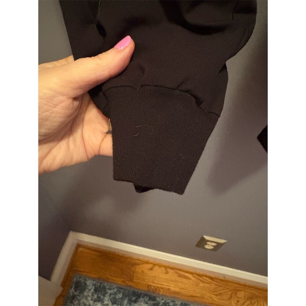 Mandala Jogger Pants Unisex Size M Black Elastic Waist Cargo - Picture 4 of 11